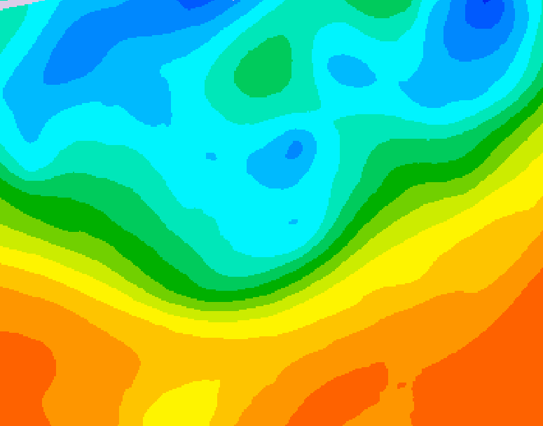 GDPS 500 millibar geopotential height 072 hour forecast chart for Canada based on 2026/09/28 0000Z data