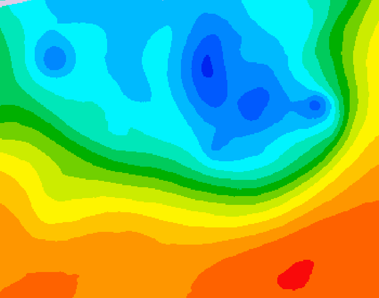 GDPS 500 millibar geopotential height 120 hour forecast chart for Canada based on 2026/09/28 0000Z data