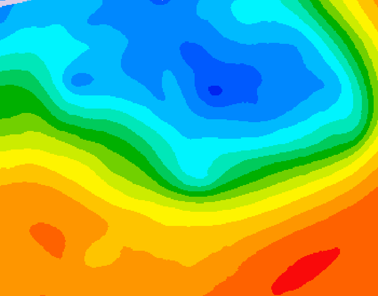 GDPS 500 millibar geopotential height 156 hour forecast chart for Canada based on 2026/09/28 0000Z data