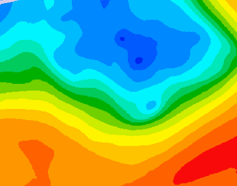 GDPS 500 millibar geopotential height 168 hour forecast chart for Canada based on 2026/09/28 0000Z data