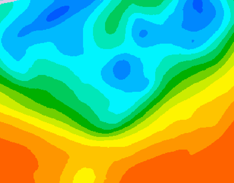 GDPS 500 millibar geopotential height 066 hour forecast chart for Canada based on 2026/09/28 1200Z data