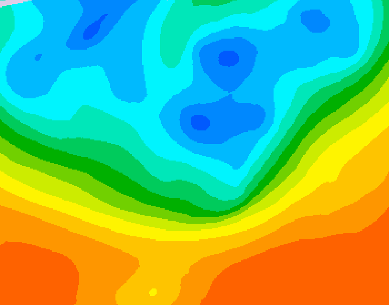 GDPS 500 millibar geopotential height 078 hour forecast chart for Canada based on 2026/09/28 1200Z data