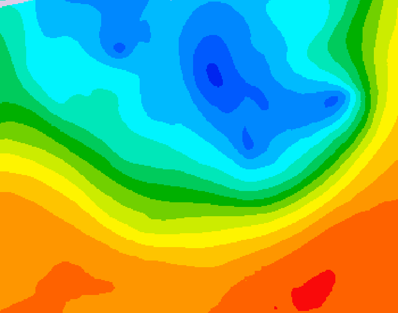 GDPS 500 millibar geopotential height 108 hour forecast chart for Canada based on 2026/09/28 1200Z data