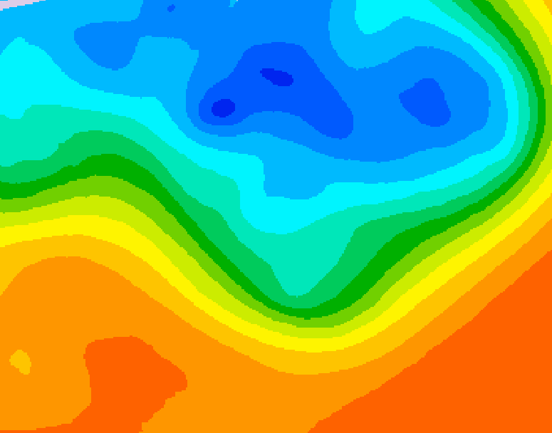 GDPS 500 millibar geopotential height 144 hour forecast chart for Canada based on 2026/09/28 1200Z data
