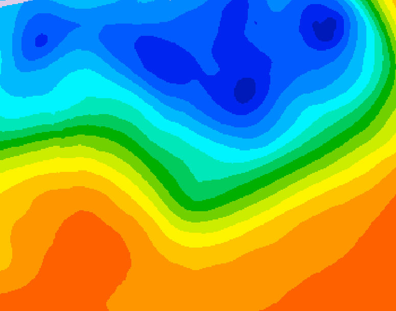 GDPS 500 millibar geopotential height 228 hour forecast chart for Canada based on 2026/09/28 1200Z data