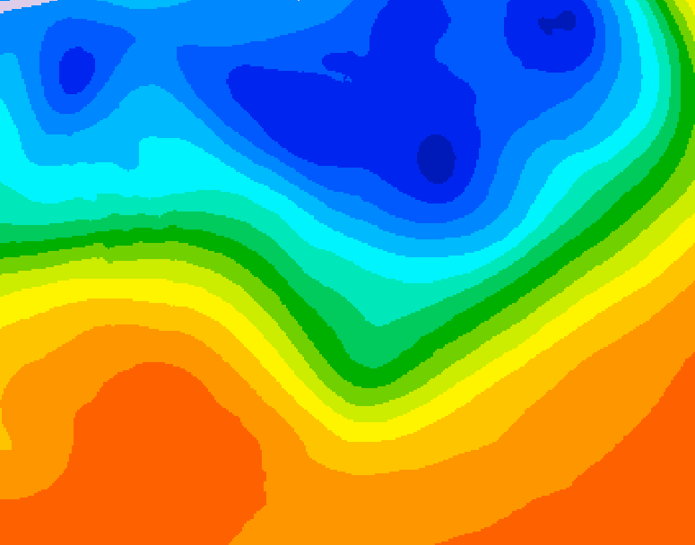 GDPS 500 millibar geopotential height 234 hour forecast chart for Canada based on 2026/09/28 1200Z data