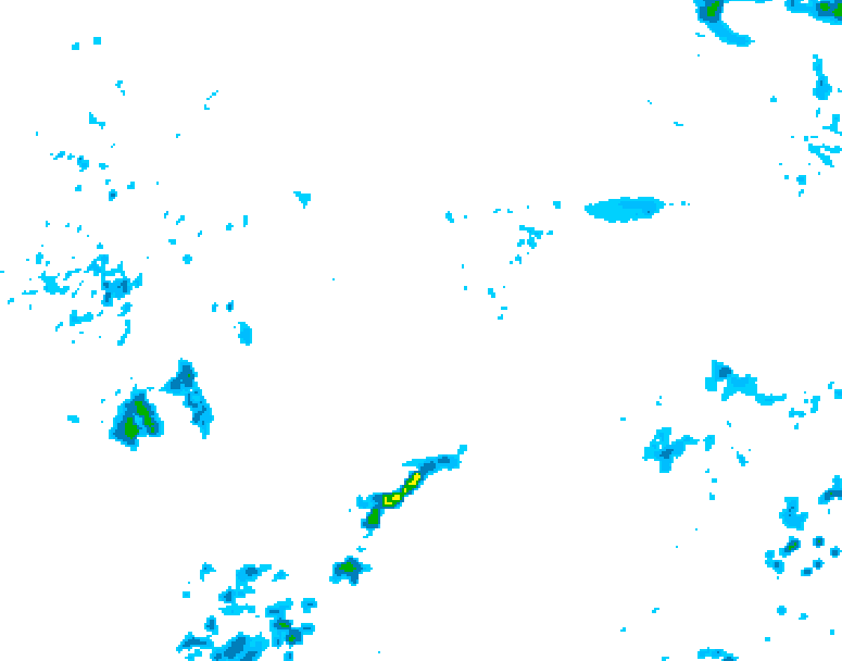 GDPS precipitation 018 hour forecast chart for Canada based on 2026/09/28 1200Z data