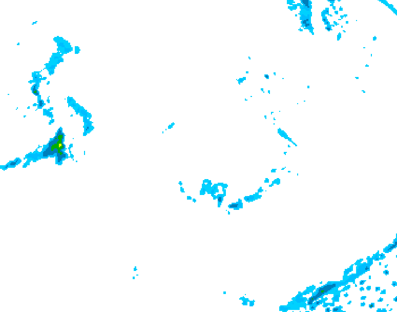GDPS precipitation 228 hour forecast chart for Canada based on 2026/09/28 1200Z data
