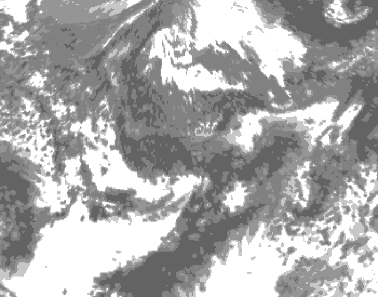 GDPS total cloud 060 hour forecast chart for Canada based on 2026/09/28 0000Z data