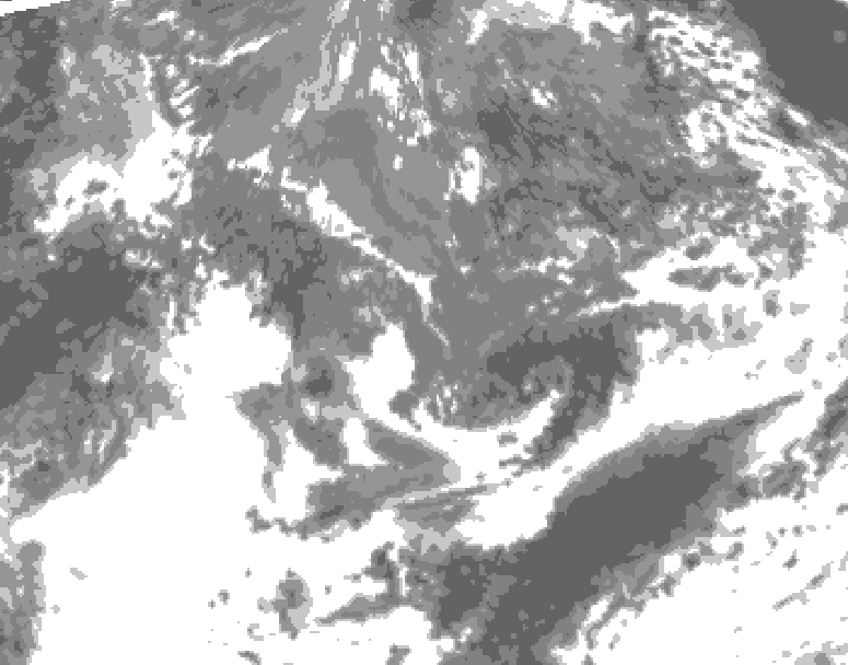 GDPS total cloud 168 hour forecast chart for Canada based on 2026/09/28 0000Z data