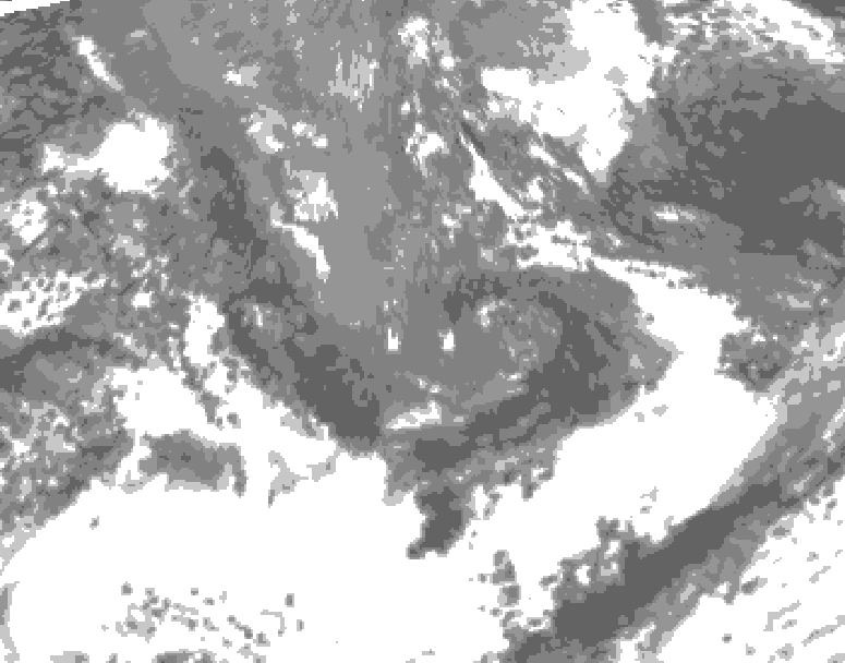 GDPS total cloud 216 hour forecast chart for Canada based on 2026/09/28 0000Z data