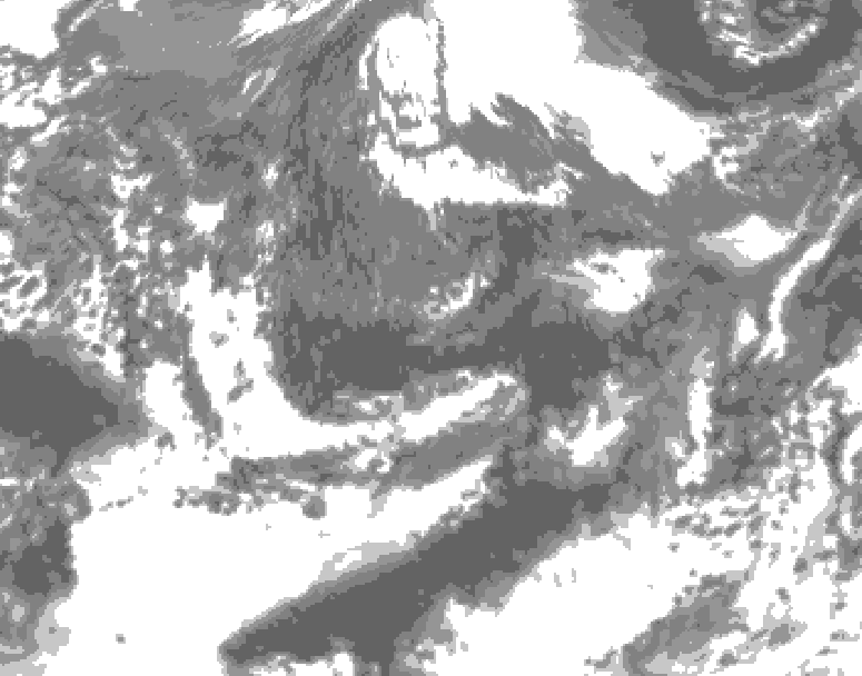 GDPS total cloud 054 hour forecast chart for Canada based on 2026/09/28 1200Z data