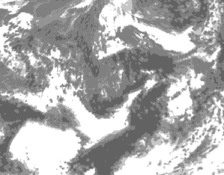 GDPS total cloud 072 hour forecast chart for Canada based on 2026/09/28 1200Z data