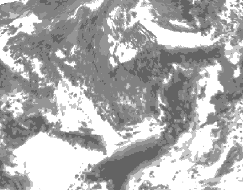 GDPS total cloud 084 hour forecast chart for Canada based on 2026/09/28 1200Z data
