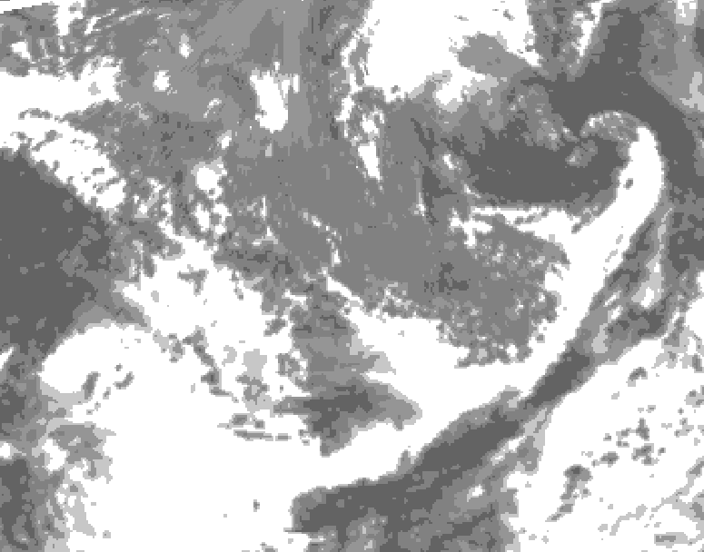 GDPS total cloud 114 hour forecast chart for Canada based on 2026/09/28 1200Z data