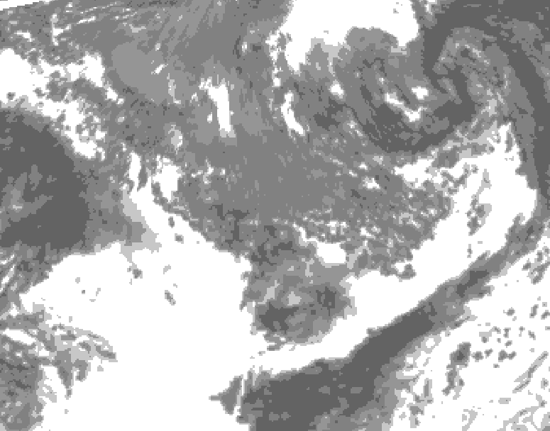 GDPS total cloud 126 hour forecast chart for Canada based on 2026/09/28 1200Z data