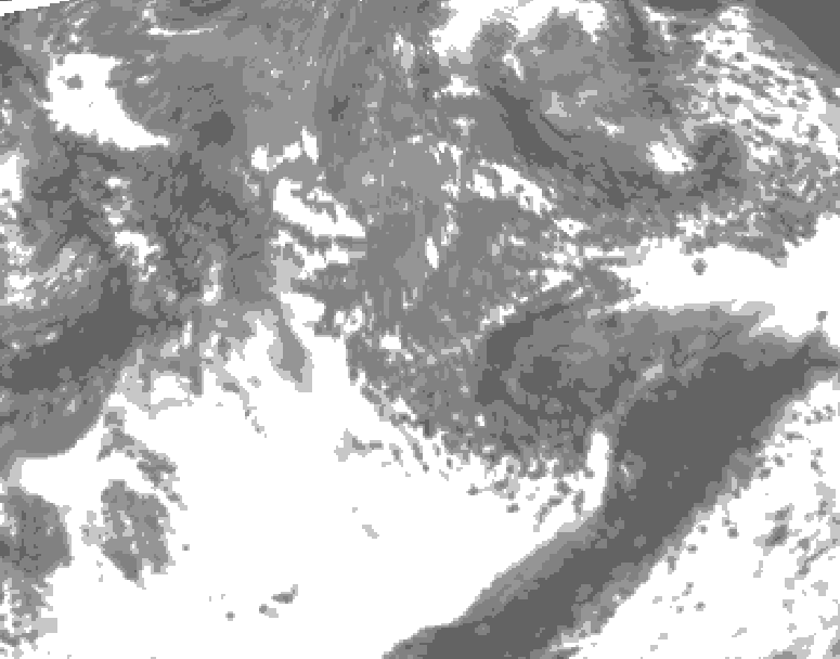 GDPS total cloud 156 hour forecast chart for Canada based on 2026/09/28 1200Z data
