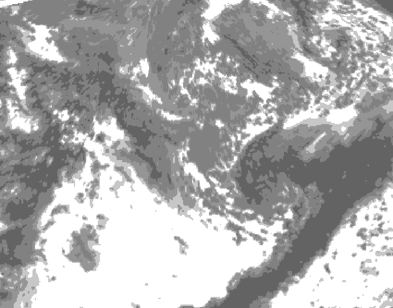 GDPS total cloud 168 hour forecast chart for Canada based on 2026/09/28 1200Z data