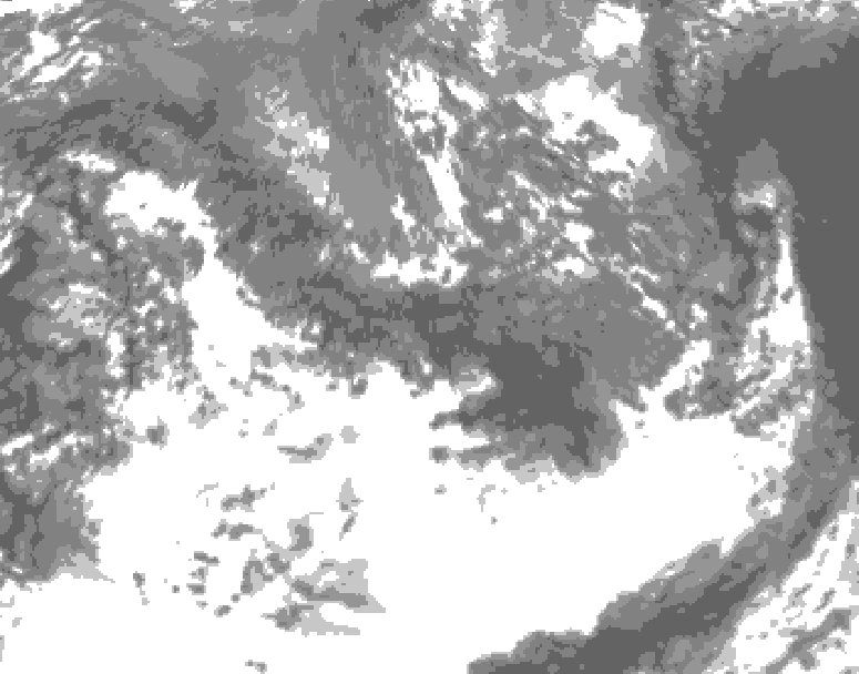 GDPS total cloud 204 hour forecast chart for Canada based on 2026/09/28 1200Z data