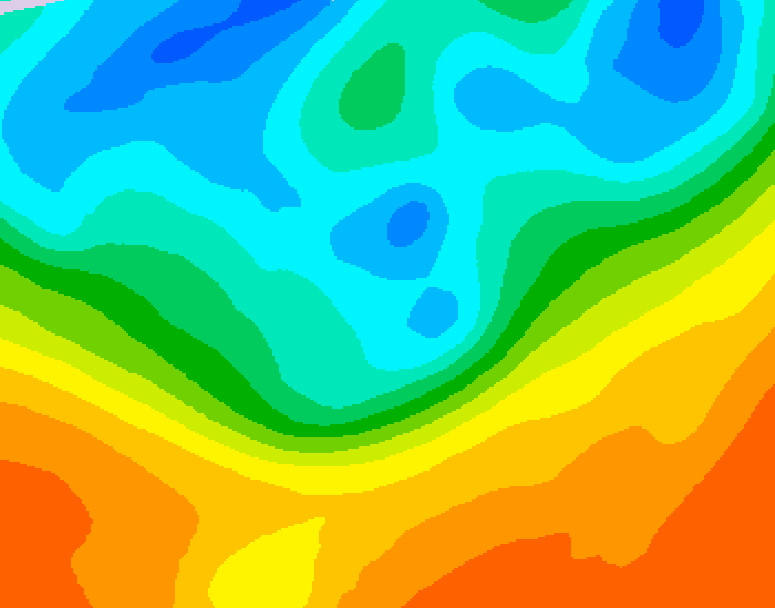 GDPS 500 millibar geopotential height 048 hour forecast chart for Canada based on 2026/09/29 0000Z data