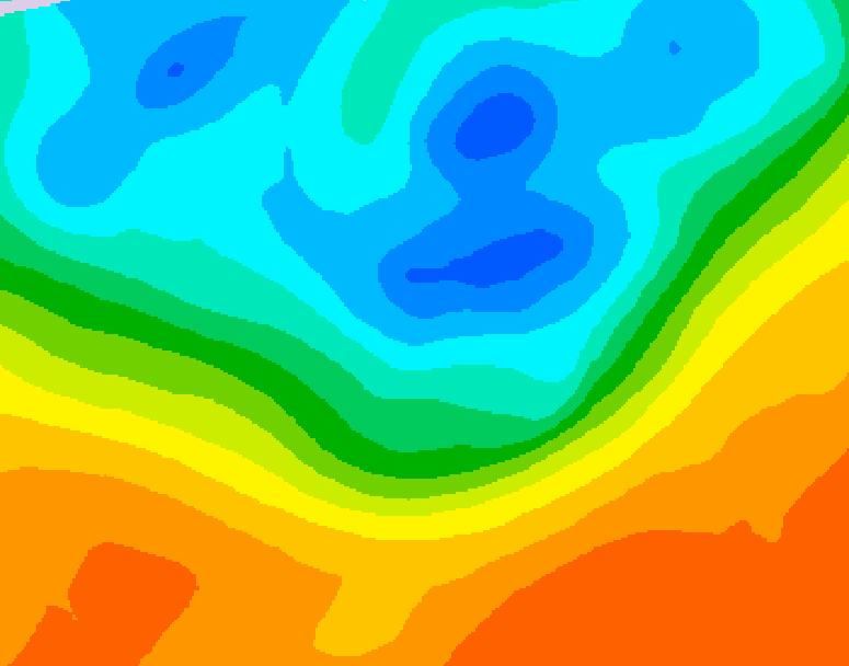 GDPS 500 millibar geopotential height 072 hour forecast chart for Canada based on 2026/09/29 0000Z data