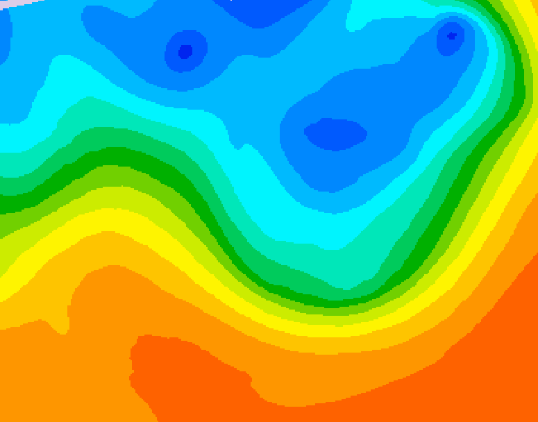 GDPS 500 millibar geopotential height 144 hour forecast chart for Canada based on 2026/09/29 0000Z data