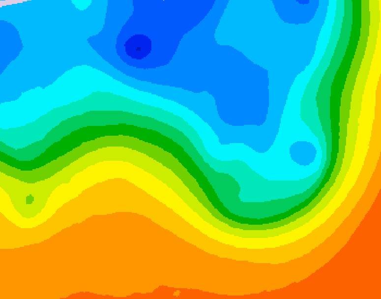GDPS 500 millibar geopotential height 168 hour forecast chart for Canada based on 2026/09/29 0000Z data