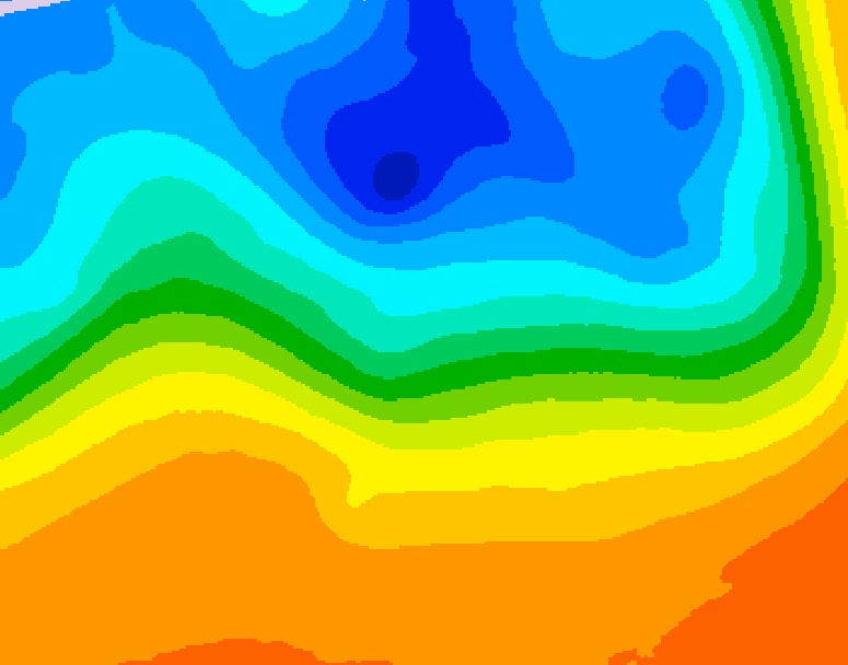 GDPS 500 millibar geopotential height 216 hour forecast chart for Canada based on 2026/09/29 0000Z data