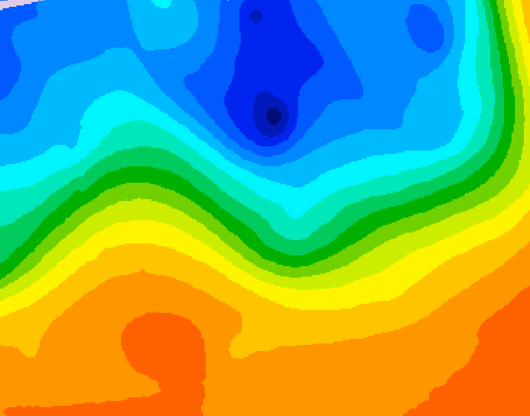 GDPS 500 millibar geopotential height 228 hour forecast chart for Canada based on 2026/09/29 0000Z data