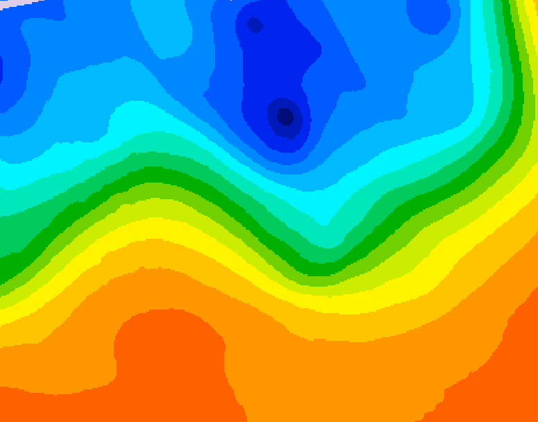 GDPS 500 millibar geopotential height 234 hour forecast chart for Canada based on 2026/09/29 0000Z data
