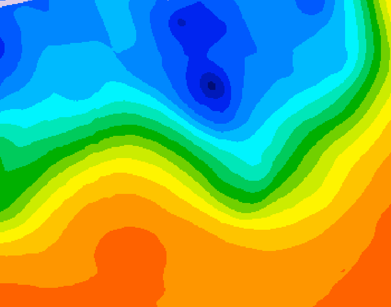 GDPS 500 millibar geopotential height 240 hour forecast chart for Canada based on 2026/09/29 0000Z data