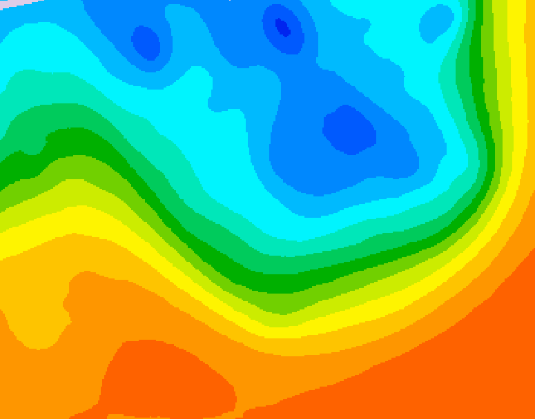 GDPS 500 millibar geopotential height 108 hour forecast chart for Canada based on 2026/09/29 1200Z data