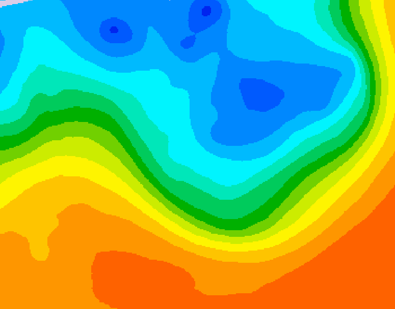 GDPS 500 millibar geopotential height 120 hour forecast chart for Canada based on 2026/09/29 1200Z data