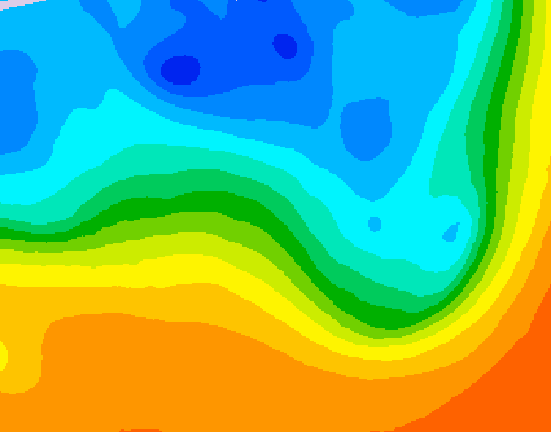 GDPS 500 millibar geopotential height 156 hour forecast chart for Canada based on 2026/09/29 1200Z data
