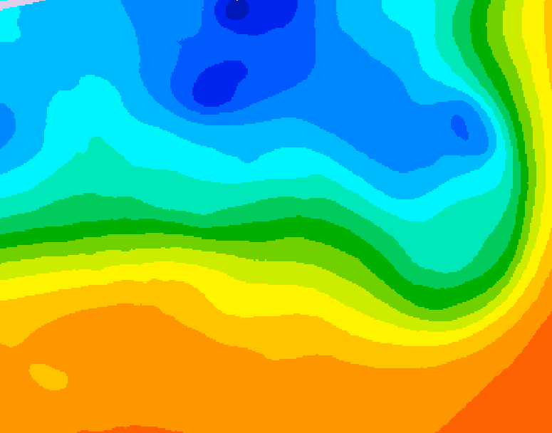 GDPS 500 millibar geopotential height 180 hour forecast chart for Canada based on 2026/09/29 1200Z data