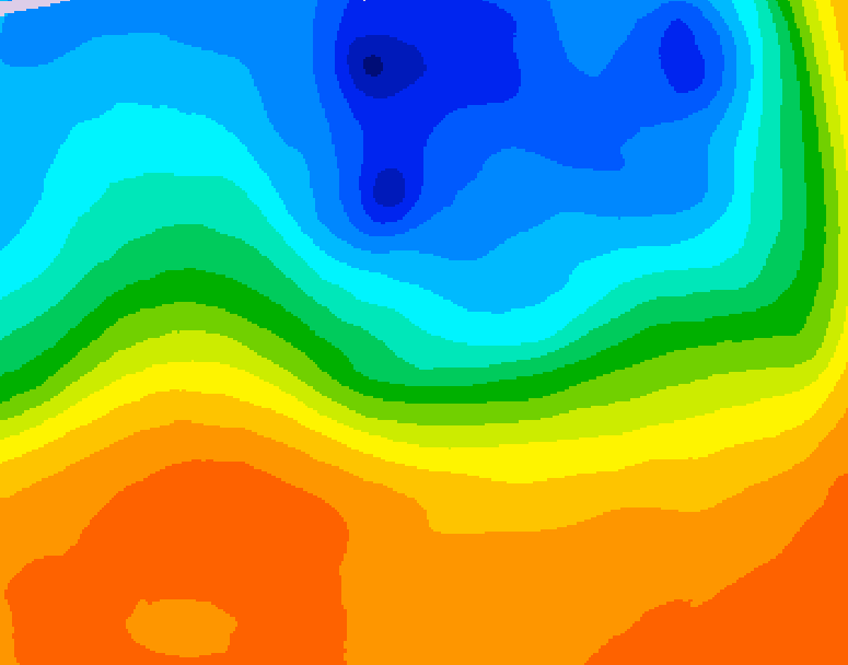 GDPS 500 millibar geopotential height 204 hour forecast chart for Canada based on 2026/09/29 1200Z data