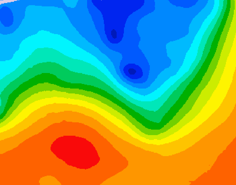 GDPS 500 millibar geopotential height 228 hour forecast chart for Canada based on 2026/09/29 1200Z data