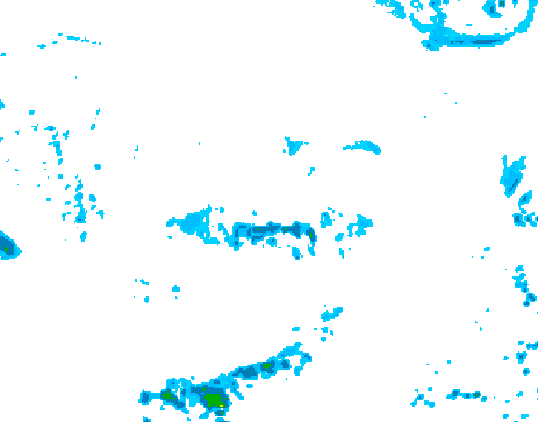 GDPS precipitation 036 hour forecast chart for Canada based on 2026/09/29 0000Z data
