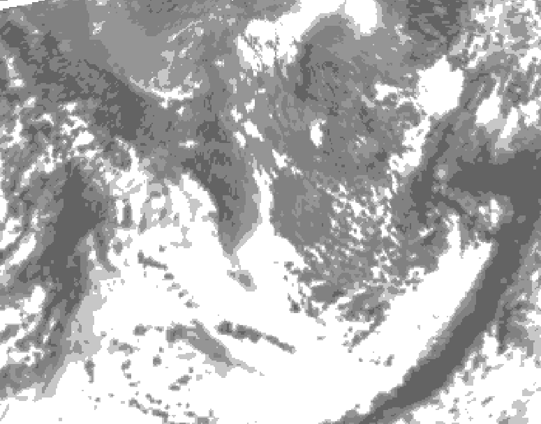 GDPS total cloud 168 hour forecast chart for Canada based on 2026/09/29 0000Z data