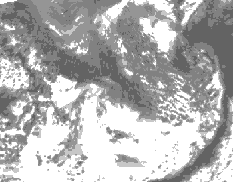 GDPS total cloud 192 hour forecast chart for Canada based on 2026/09/29 0000Z data