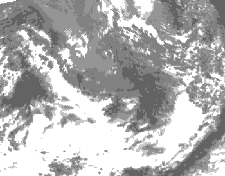 GDPS total cloud 204 hour forecast chart for Canada based on 2026/09/29 1200Z data
