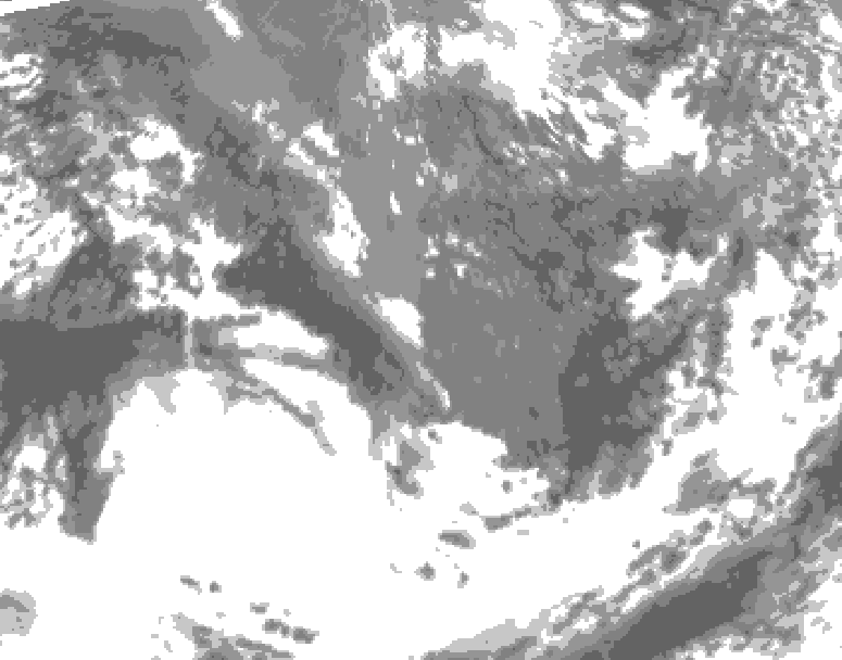 GDPS total cloud 228 hour forecast chart for Canada based on 2026/09/29 1200Z data