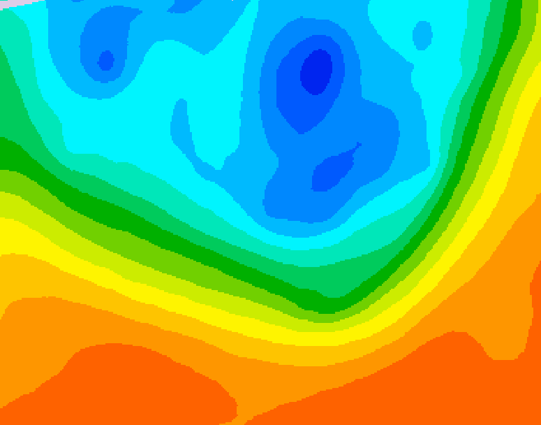GDPS 500 millibar geopotential height 066 hour forecast chart for Canada based on 2026/09/30 0000Z data