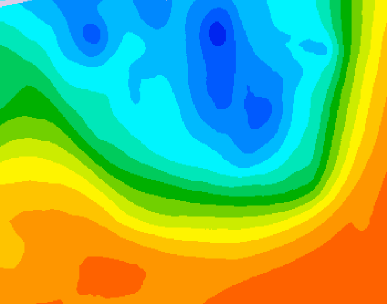 GDPS 500 millibar geopotential height 084 hour forecast chart for Canada based on 2026/09/30 0000Z data