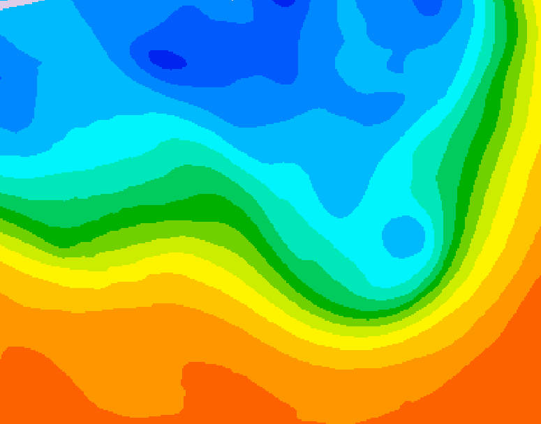 GDPS 500 millibar geopotential height 138 hour forecast chart for Canada based on 2026/09/30 0000Z data
