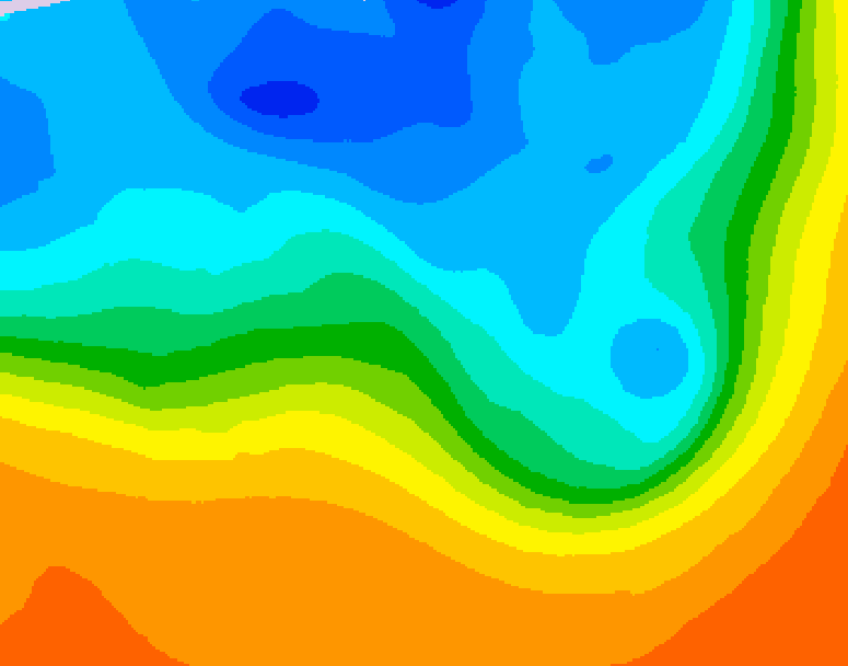 GDPS 500 millibar geopotential height 144 hour forecast chart for Canada based on 2026/09/30 0000Z data