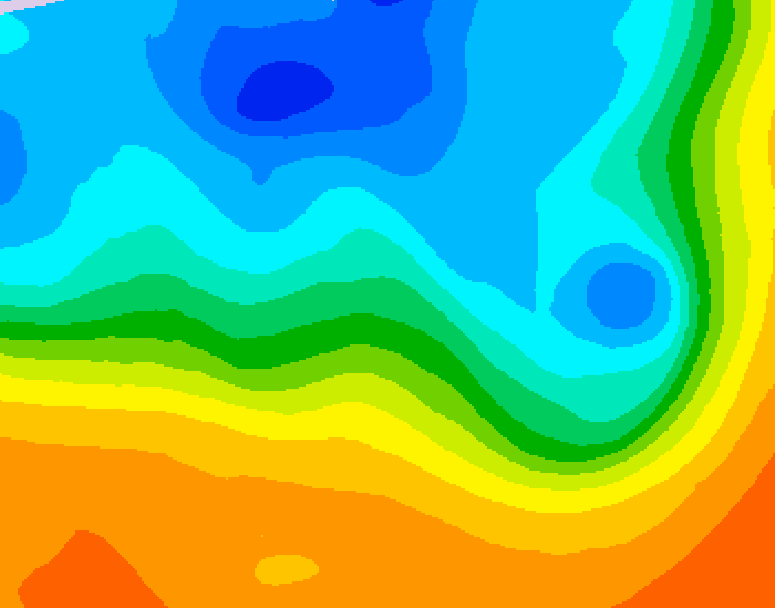 GDPS 500 millibar geopotential height 156 hour forecast chart for Canada based on 2026/09/30 0000Z data
