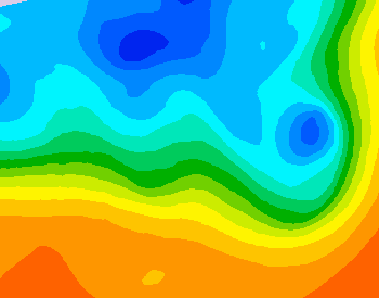 GDPS 500 millibar geopotential height 162 hour forecast chart for Canada based on 2026/09/30 0000Z data