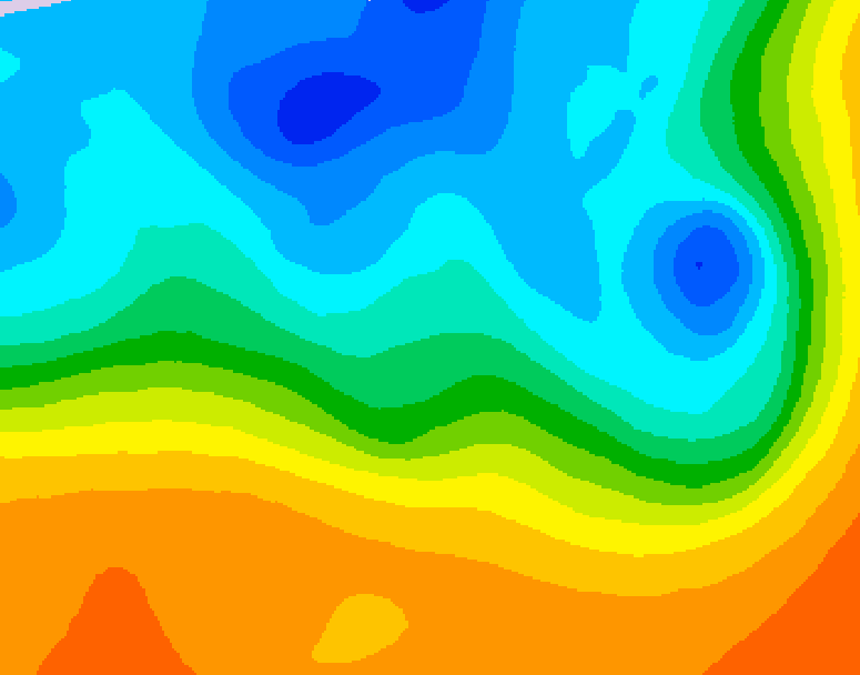 GDPS 500 millibar geopotential height 168 hour forecast chart for Canada based on 2026/09/30 0000Z data