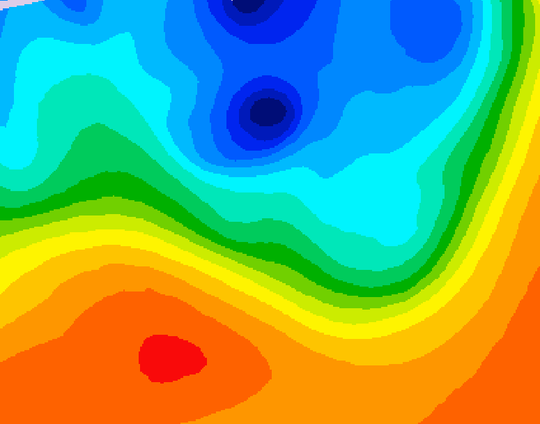 GDPS 500 millibar geopotential height 216 hour forecast chart for Canada based on 2026/09/30 0000Z data